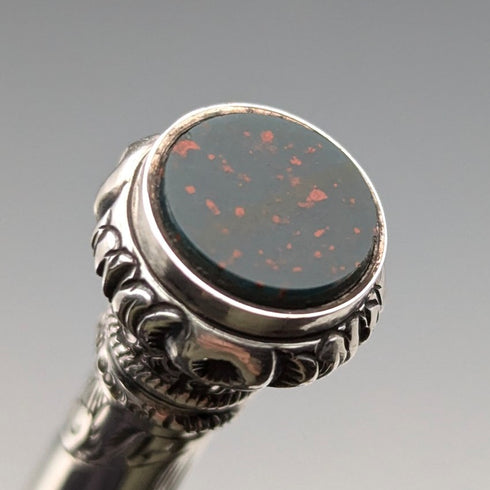 約 1905 年古董純銀自動鉛筆和沾水筆 90-112 毫米